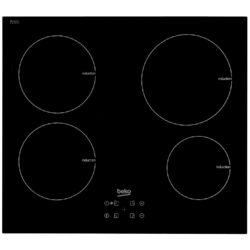 Beko HII64400AT 60cm  Induction Hob with Front Touch Control  in Ceramic Black